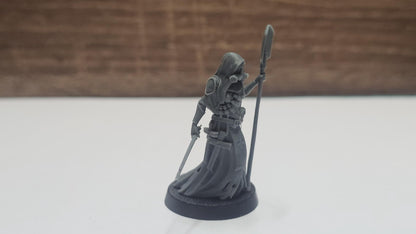 3D Printed miniature: Wraith Pilgrims - Medical Nun by Crab Miniatures - Trench Crusade compatible - Trench ghosts