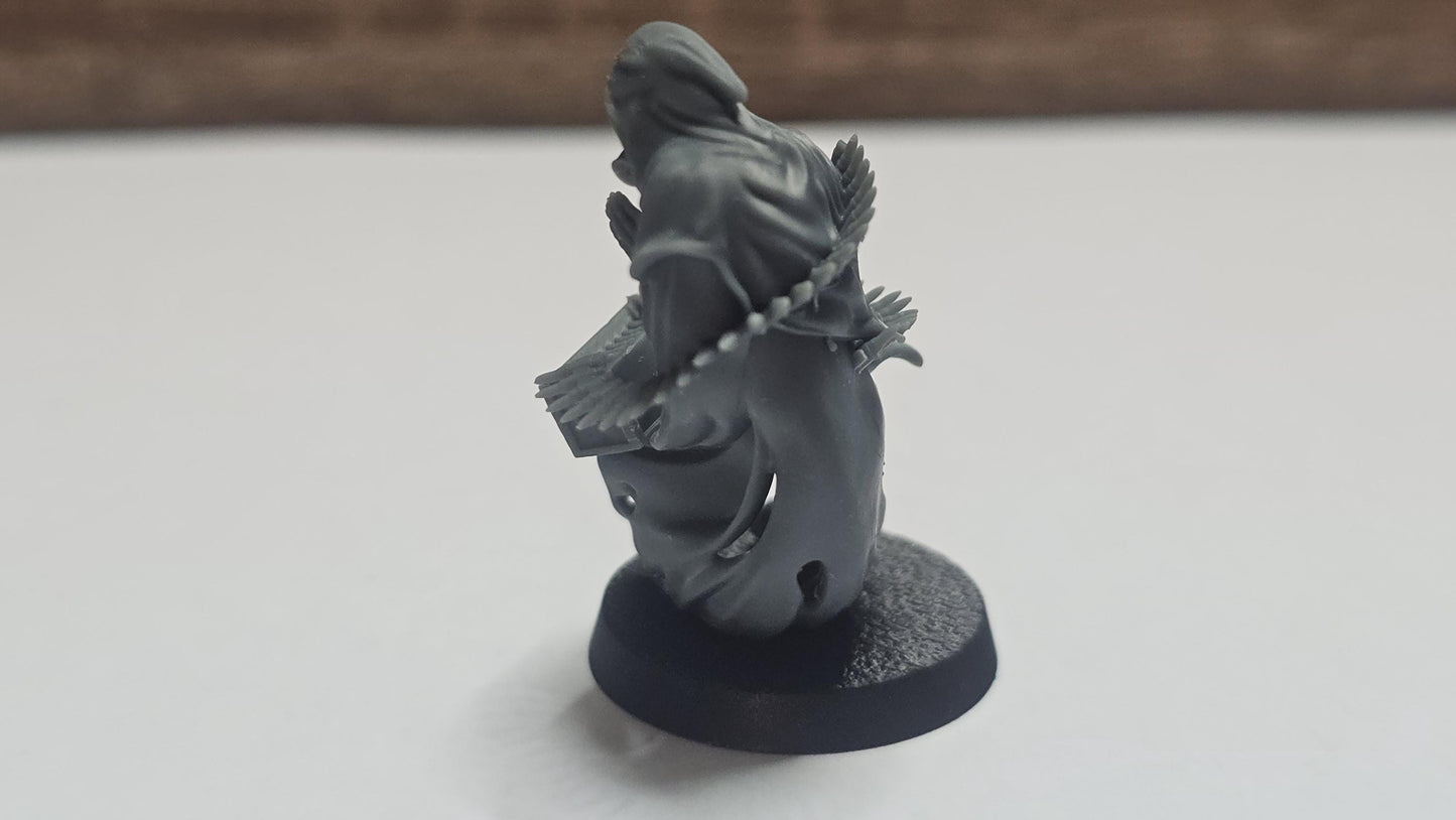 3D Printed miniature: Wraith Pilgrims - Monk by Crab Miniatures - Trench Crusade compatible - Trench ghosts