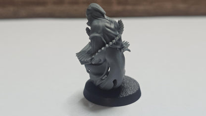 3D Printed miniature: Wraith Pilgrims - Monk by Crab Miniatures - Trench Crusade compatible - Trench ghosts