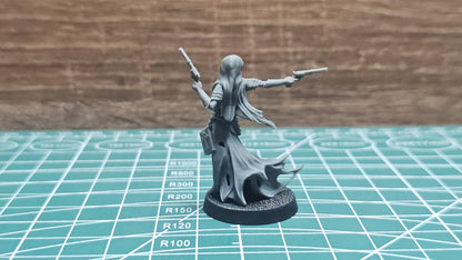 3D Printed miniature: Wraith Pilgrims - Nuns by Crab Miniatures - Trench Crusade compatible - Trench ghosts
