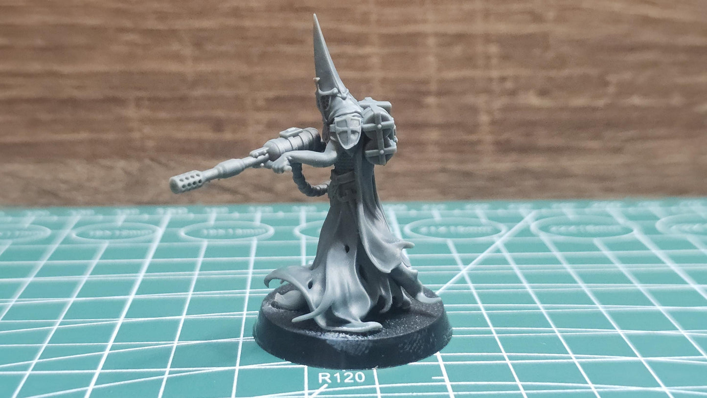 3D Printed miniature: Wraith Pilgrims by Crab Miniatures - Trench Crusade compatible - Trench ghosts