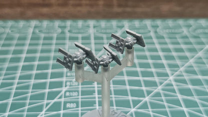 Imperial Tie Droid Squadron (9pcs): 3D Printed Armada proxy