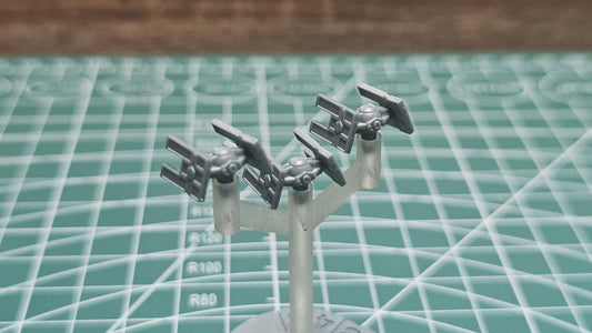 Imperial Tie Droid Squadron (9pcs): 3D Printed Armada proxy