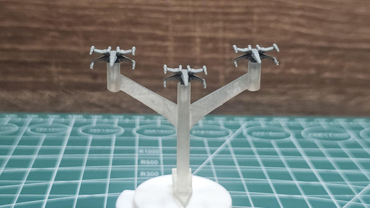 SW Armada Rebels T65 X-Wing 12pcs - Wargaming - Table top - 3D printed miniatures