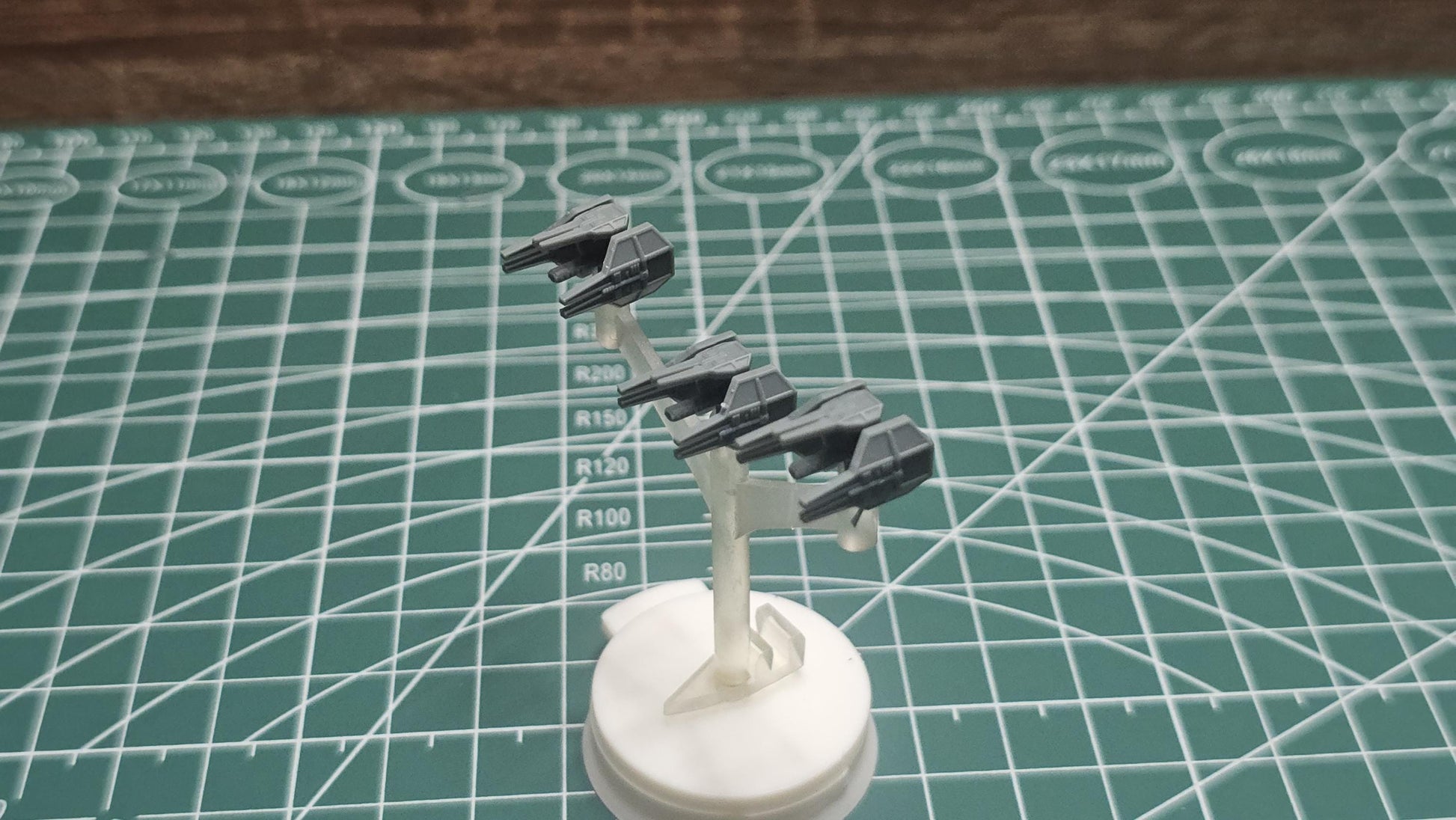Imperial Tie Oppressor Squadron (9pcs): 3D printed SW Armada proxy