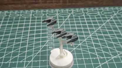 Imperial Tie Oppressor Squadron (9pcs): 3D printed SW Armada proxy