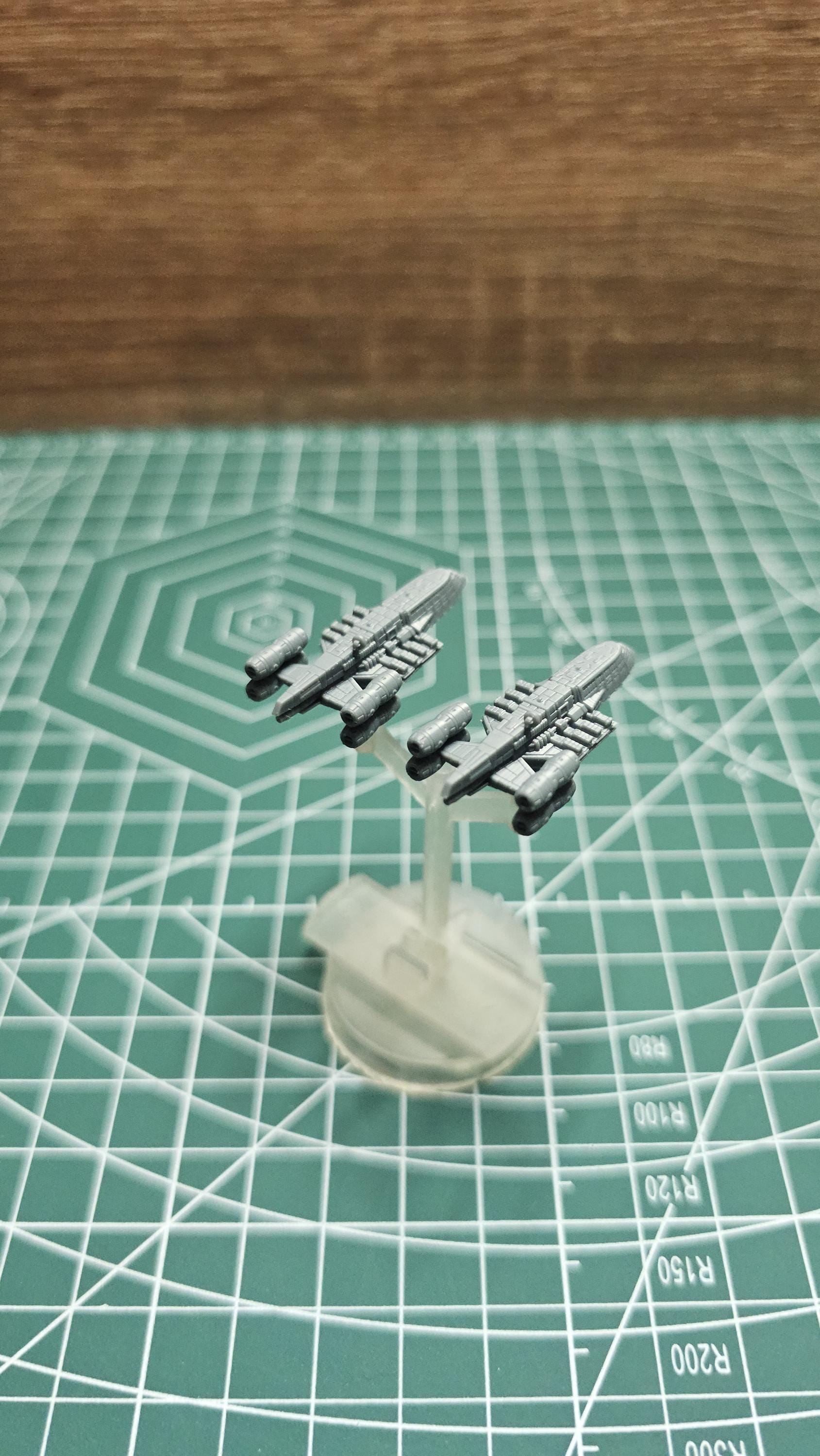 Gozanti class Assault Carriers 4pcs: 3D Printed Armada proxy