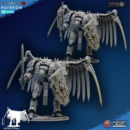 Angelic Titan | Ghamak | Wargaming | 3D printed miniature | OPR compatible