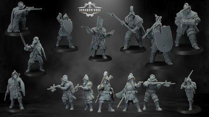 3D Printed Papal Antioch Warband by JK Remo - Trench Crusade compatible