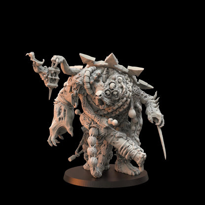 3D Printed miniature: Candle of Heresy - Flesh Golem by Crab Miniatures - Trench Crusade compatible - Black Grail