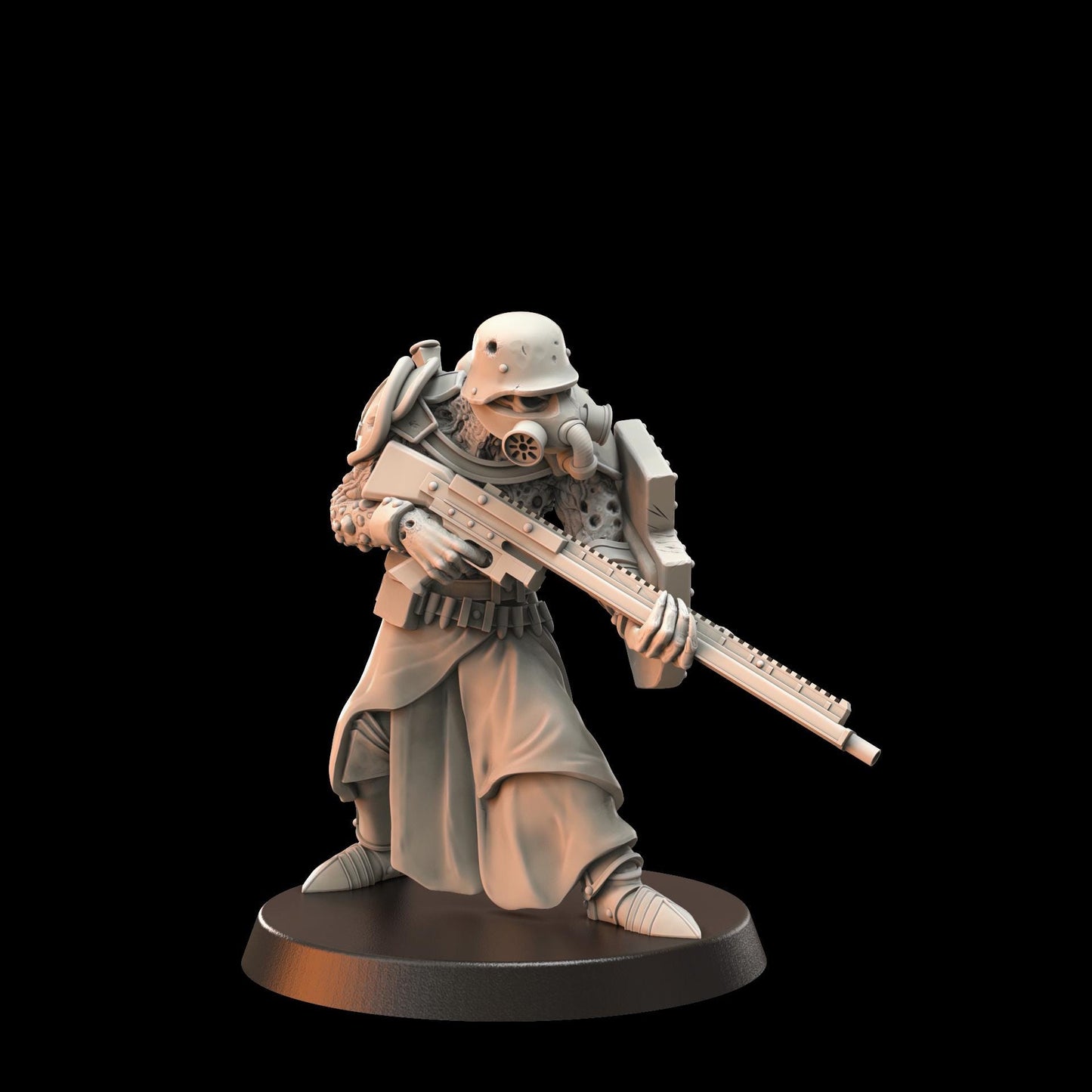 3D Printed miniature: Candle of Heresy - Wardens by Crab Miniatures - Trench Crusade compatible - Black Grail