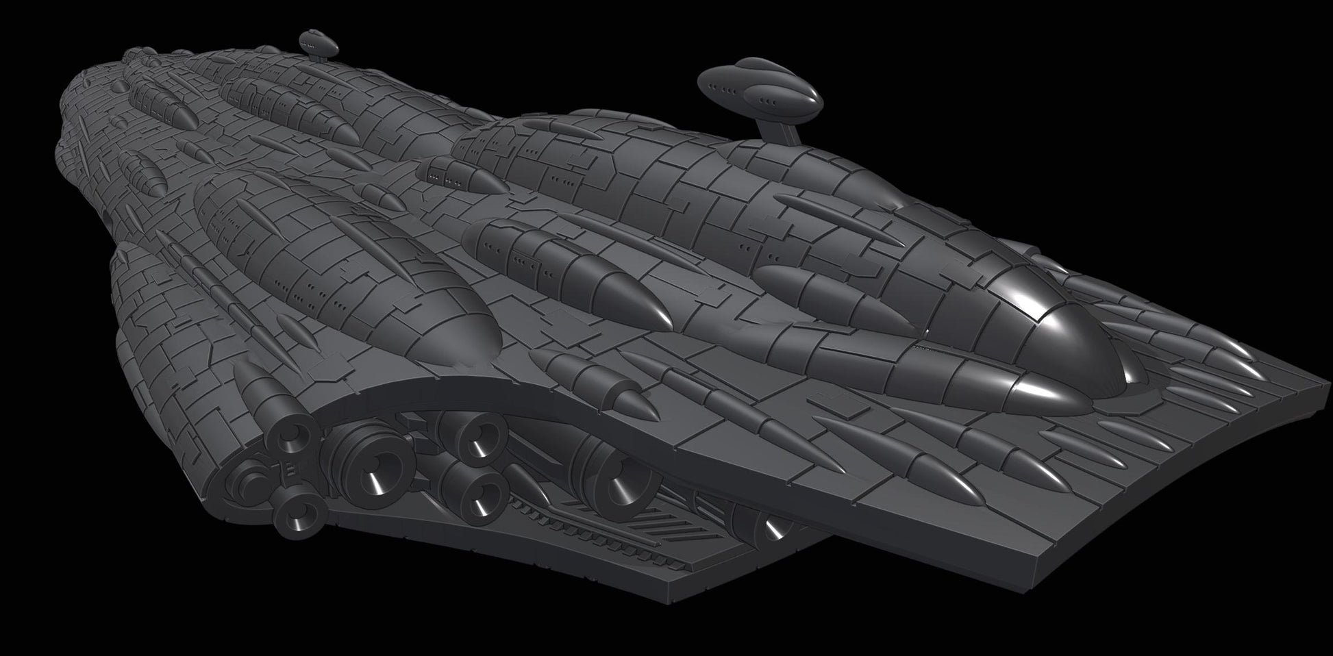 Rebel MC90-class Star Cruiser "Redma" : 3D printed SW Armada proxy