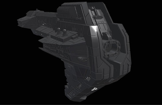 New Republic Nadiri Starhawk : 3D printed SW Armada proxy