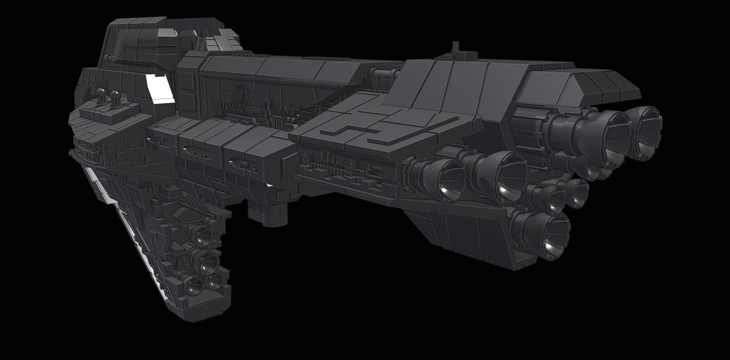 New Republic Nadiri Starhawk : 3D printed SW Armada proxy