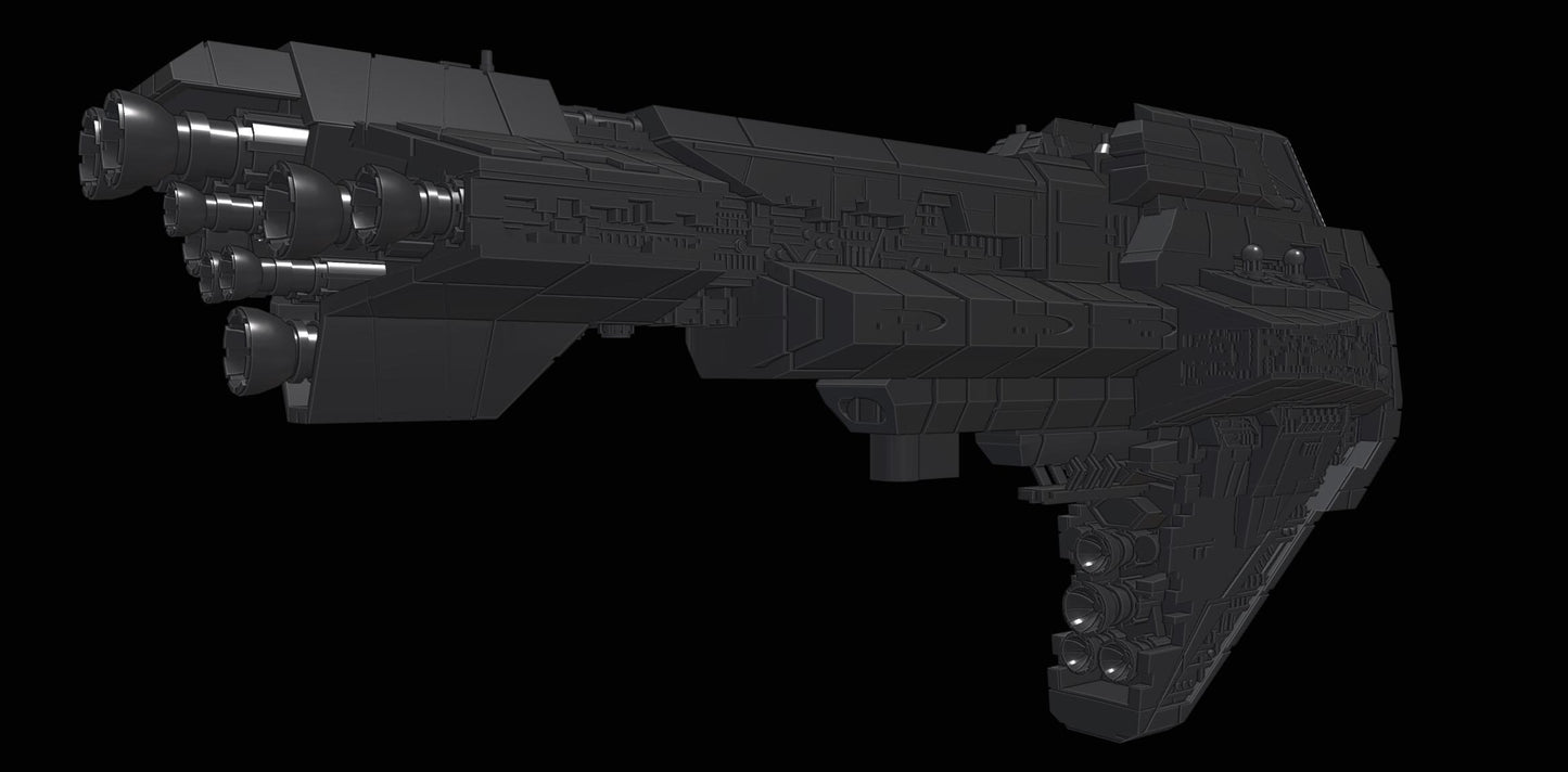 New Republic Nadiri Starhawk : 3D printed SW Armada proxy