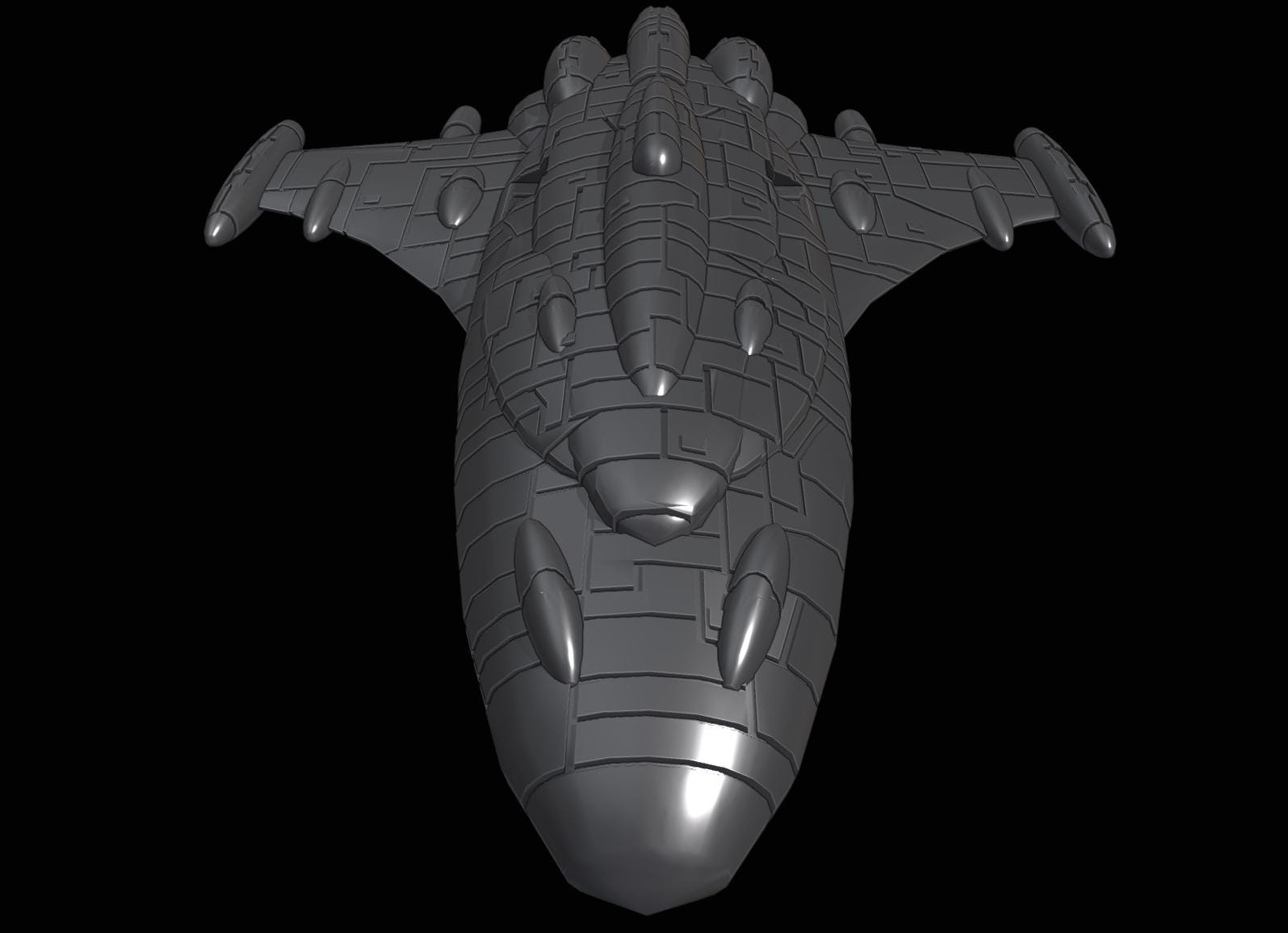 Rebel MC70 Barracuda : 3D printed SW Armada proxy