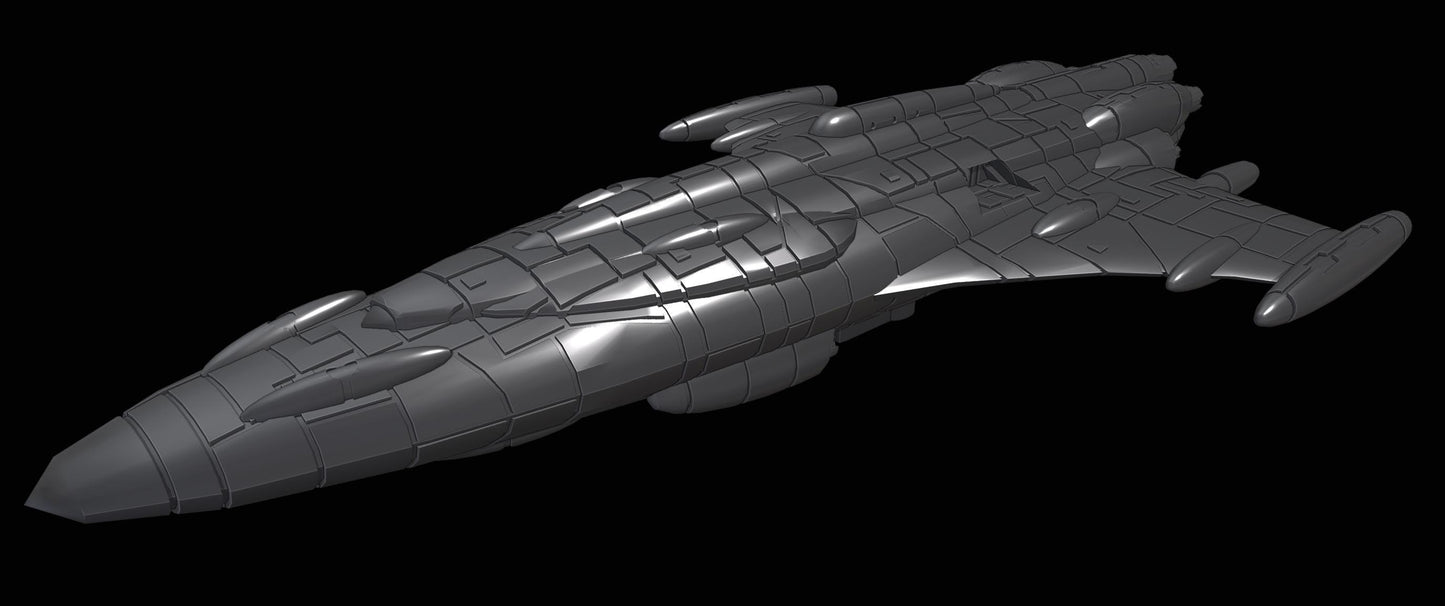 Rebel MC70 Barracuda : 3D printed SW Armada proxy