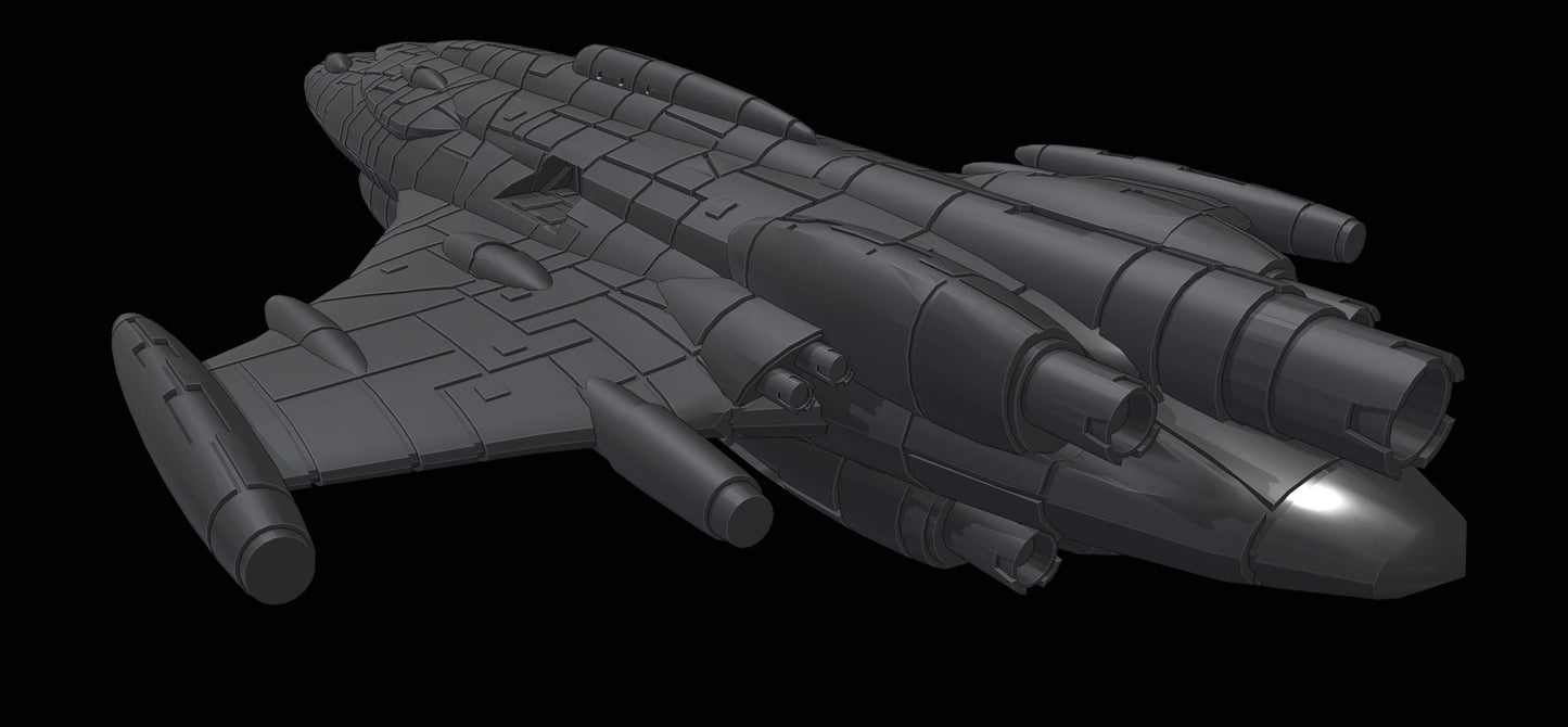 Rebel MC70 Barracuda : 3D printed SW Armada proxy