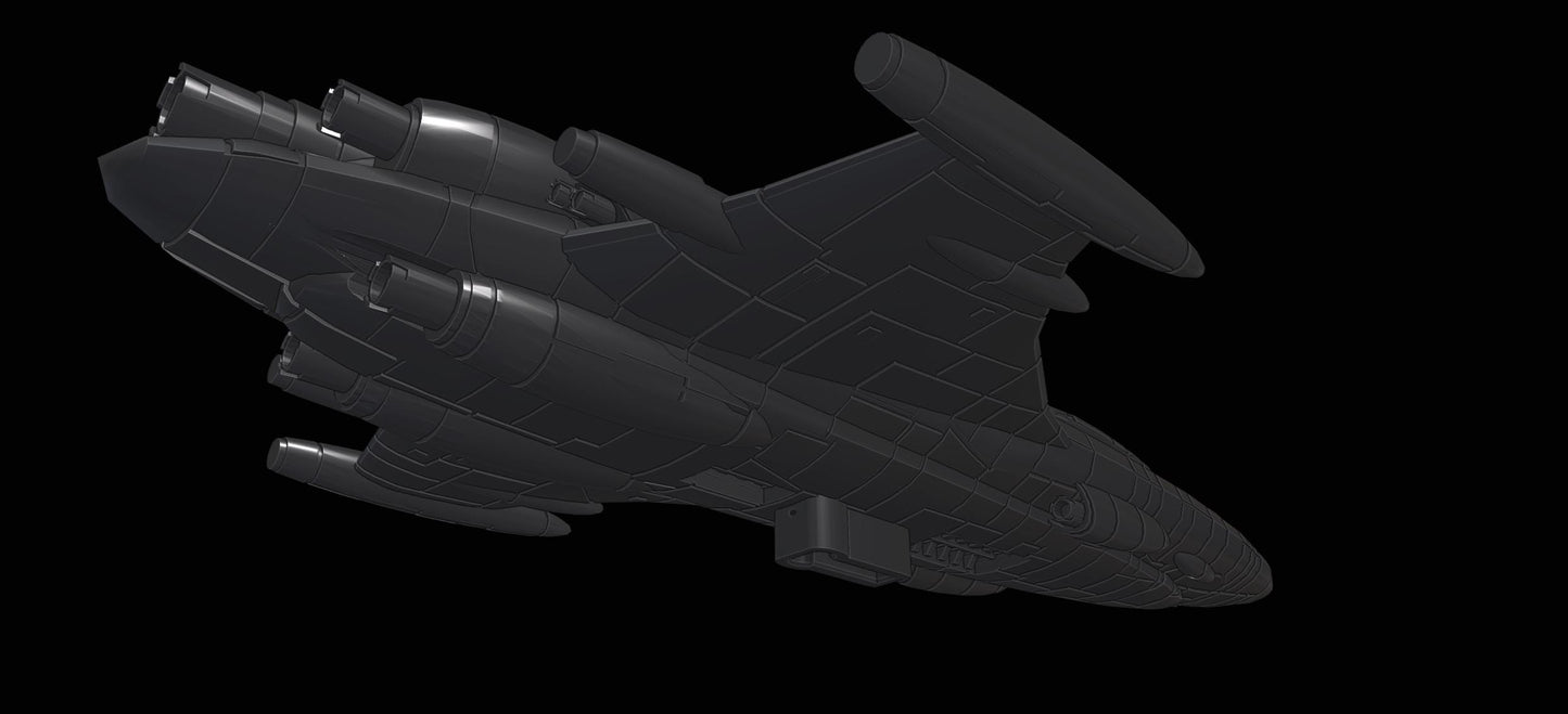 Rebel MC70 Barracuda : 3D printed SW Armada proxy