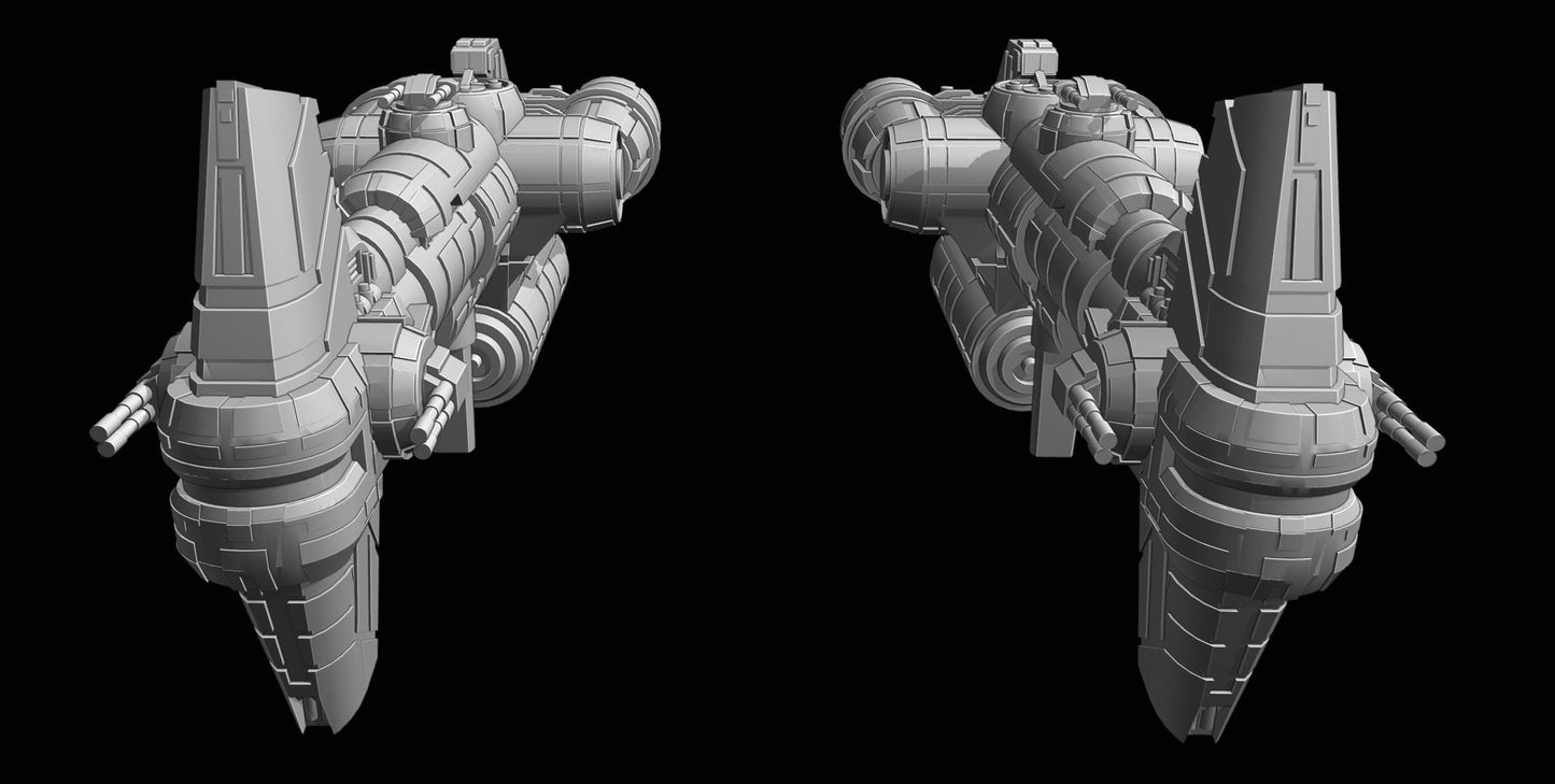 Rebel Sphyrna-Class Hammerhead Corvette : 3D printed SW Armada proxy