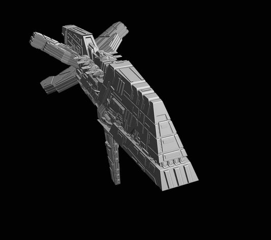 Mandalorian Kandosii Dreadnought : 3D printed SW Armada proxy