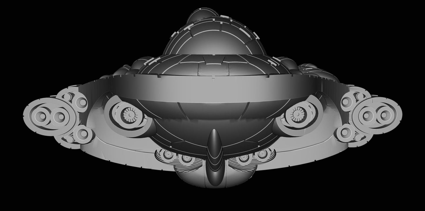 Rebel MC90-class Star Cruiser Voyager : 3D printed SW Armada proxy