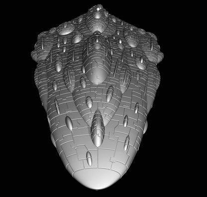 Rebel MC90-class Star Cruiser Voyager : 3D printed SW Armada proxy