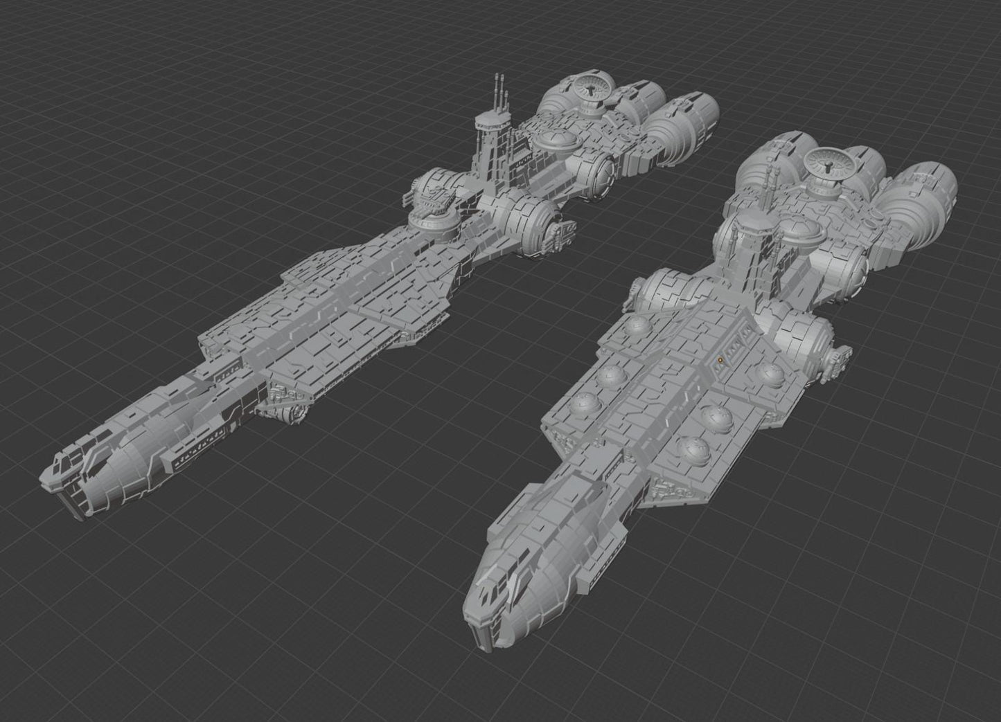 Corellian CD-710 Heavy Destroyer - 3D printed SW Armada proxy