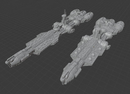 Corellian CD-710 Heavy Destroyer - 3D printed SW Armada proxy