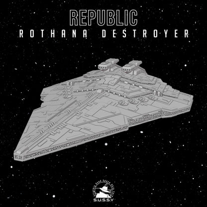Republic Rothana Destroyer - SW Armada proxy