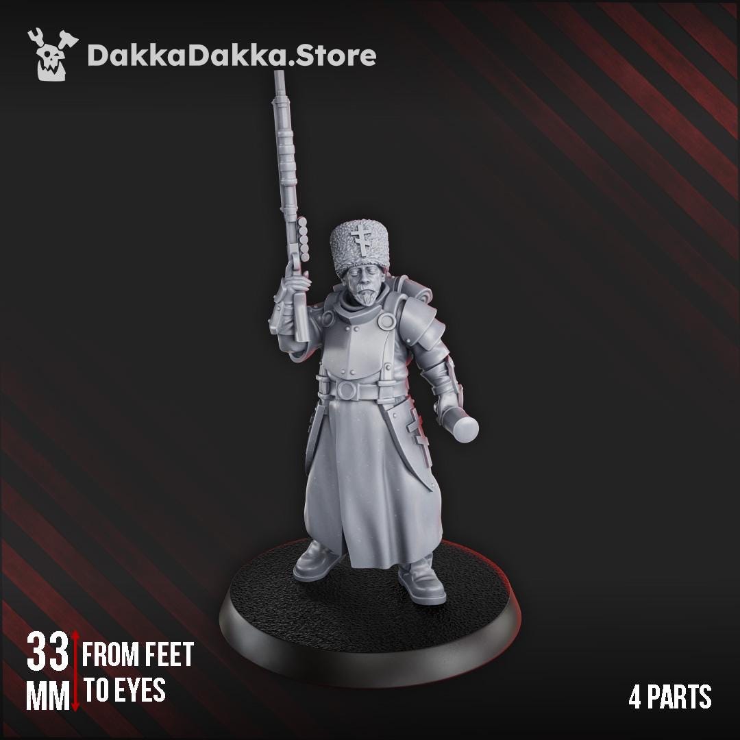 Steel Union Soldier by DakkaDakka - 3D printed Trench Crusade compatible miniature