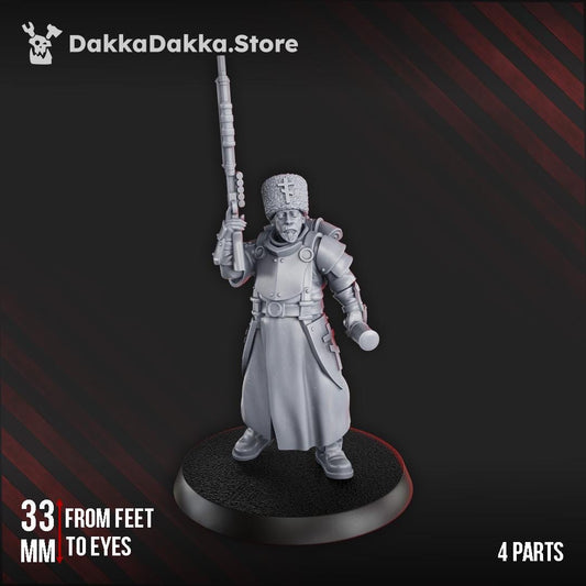 Steel Union Soldier by DakkaDakka - 3D printed Trench Crusade compatible miniature