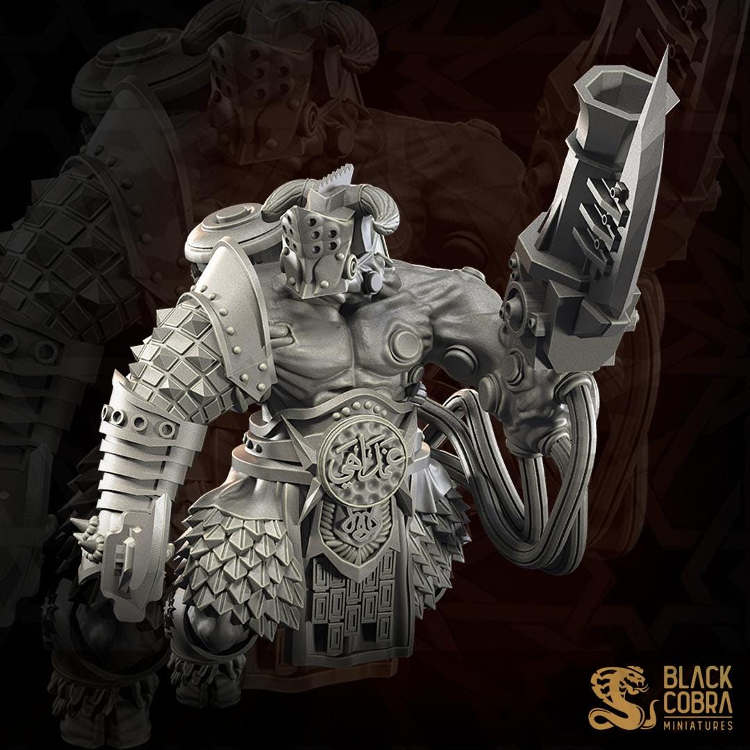 3D Printed Iron Trenchers Warband by BlackCobra Miniatures - Trench Crusade compatible