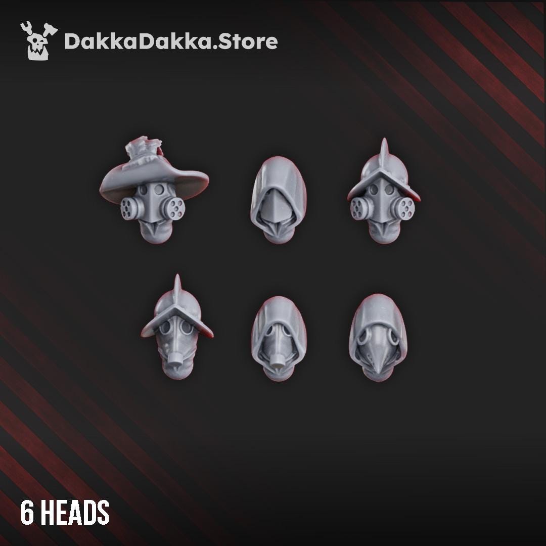 3D printed miniature: Conquistadors vanguards by DakkaDakka - Trench Crusade compatible - new antioch