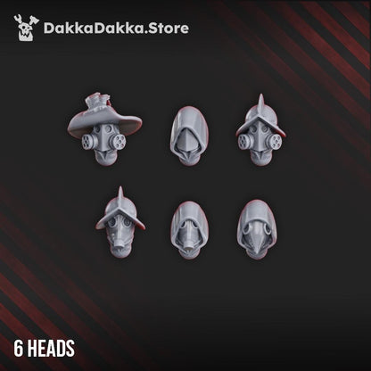 3D printed miniature: Conquistadors vanguards by DakkaDakka - Trench Crusade compatible - new antioch