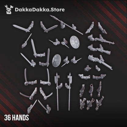 3D printed miniature: Conquistadors vanguards by DakkaDakka - Trench Crusade compatible - new antioch