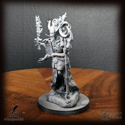 The Court - Sorcerer Deamon Mage by Apply Scale - 3D printed Trench Crusade compatible miniature