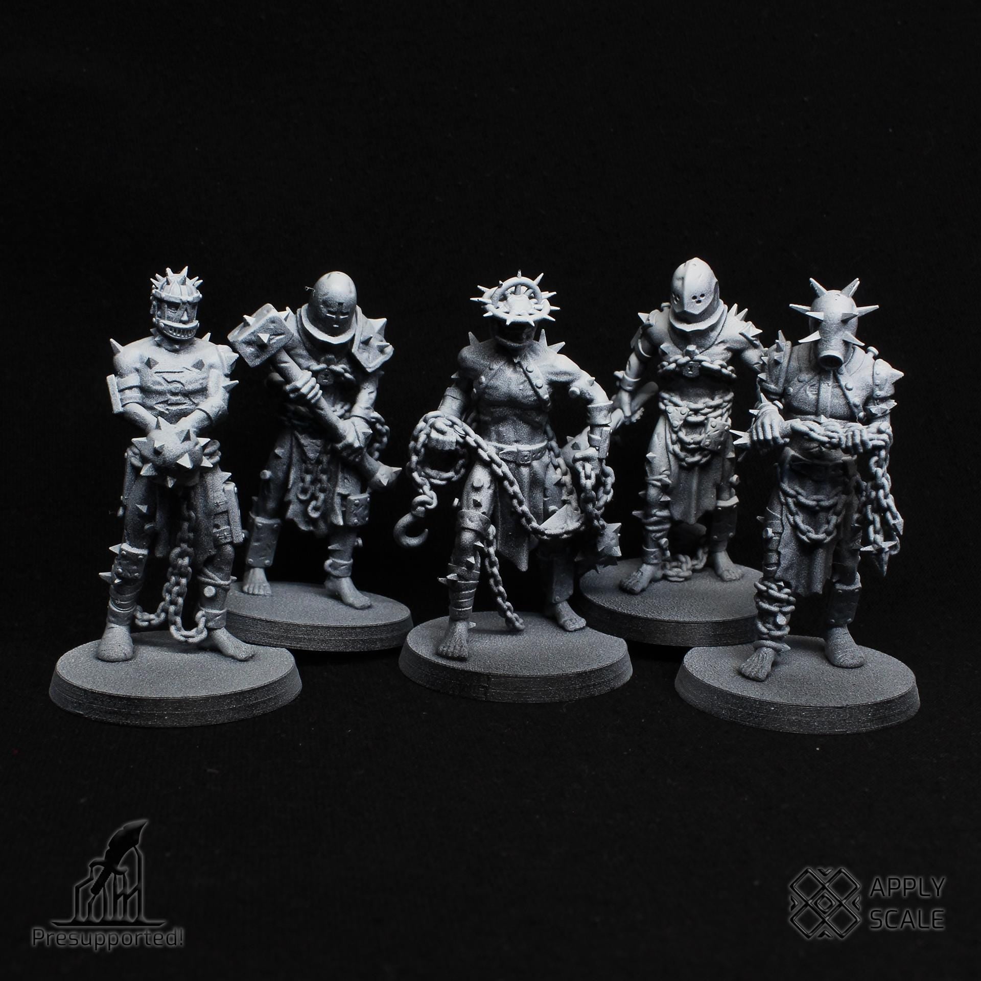 The Court - Wretcheds by Apply Scale - 3D printed Trench Crusade compatible miniature