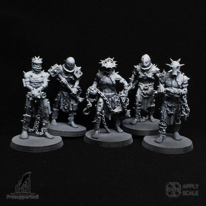 The Court - Wretcheds by Apply Scale - 3D printed Trench Crusade compatible miniature