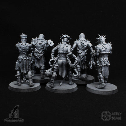 The Court - Wretcheds by Apply Scale - 3D printed Trench Crusade compatible miniature