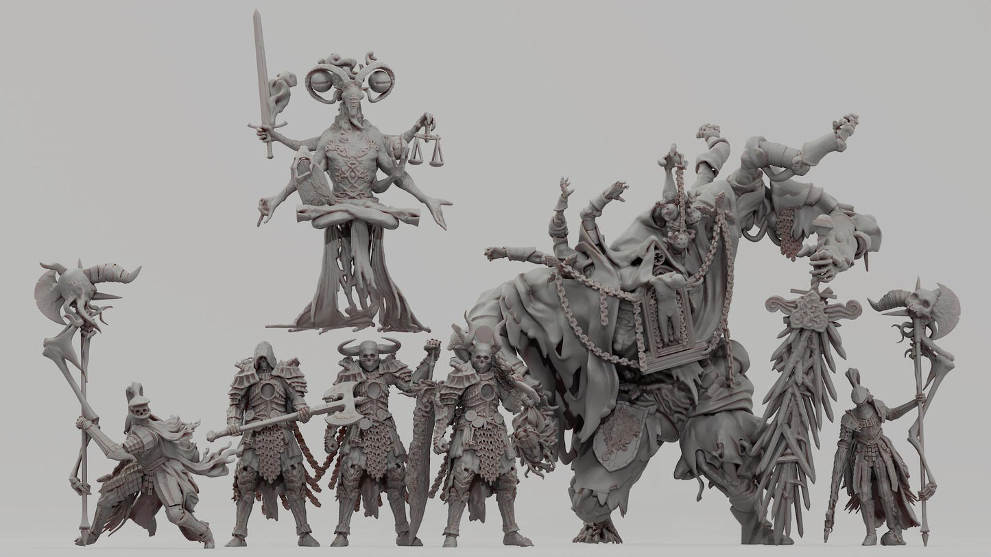 Grafted Courts by Realsteone - 3D printed Trench Crusade alternative miniature