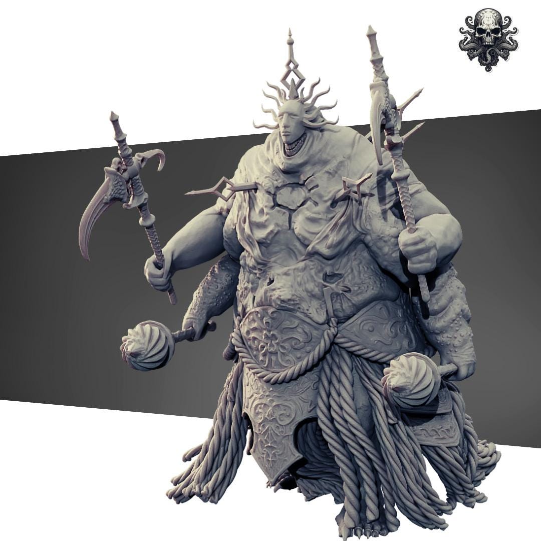 Hollowed Legion Warband - 3D printed Trench Crusade alternative miniature, Realsteone Miniatures design