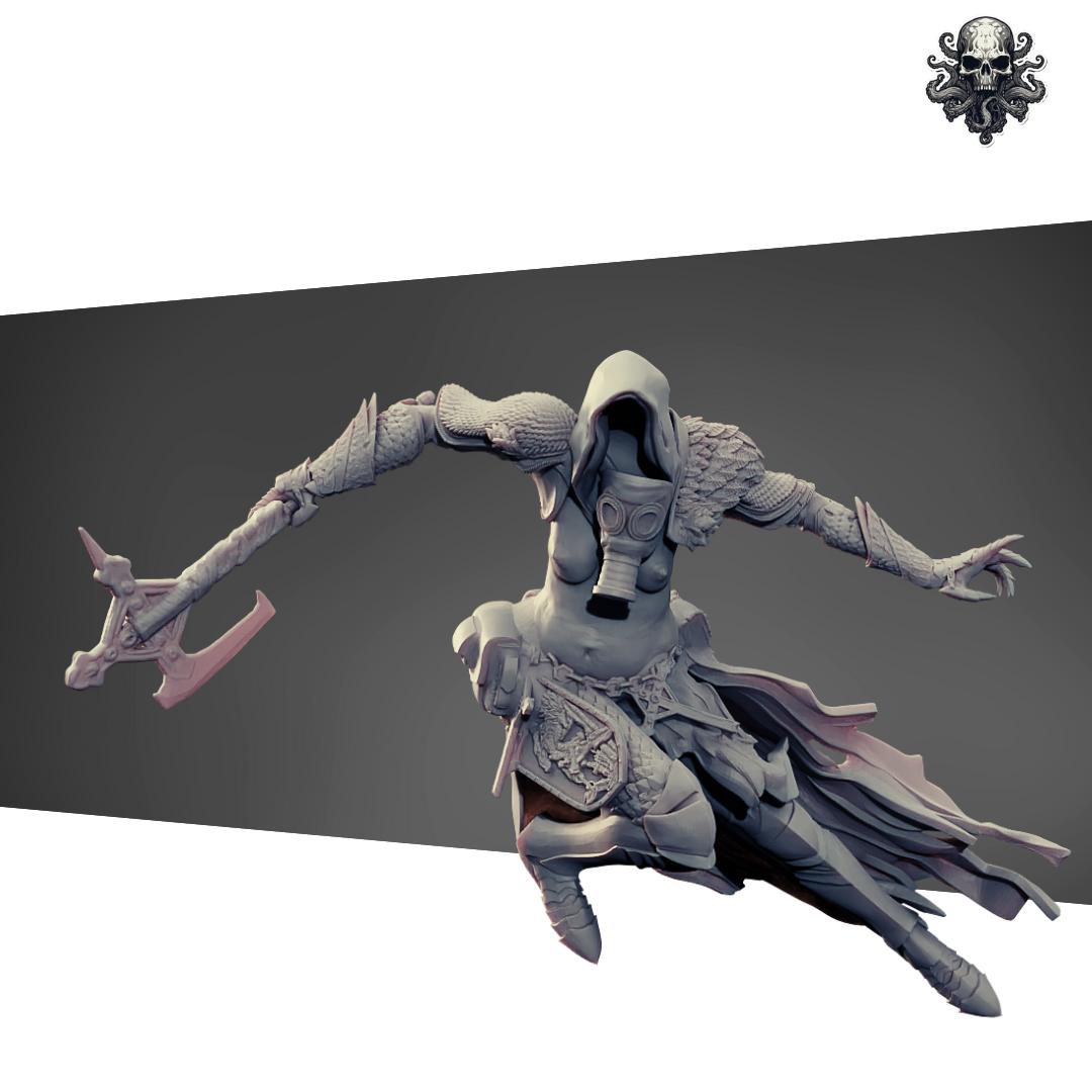 Trench Souls Of Anor London Warband - 3D printed Trench Crusade alternative miniature, Realsteone Miniatures design