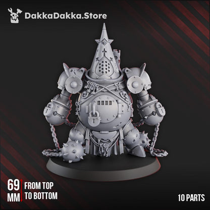 Torquemada's Inquisition warband - 3D printed Trench Crusade compatible miniature, KaiTech design