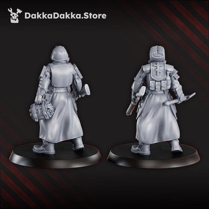 Steel Union Engineers by DakkaDakka - 3D printed Trench Crusade compatible miniature