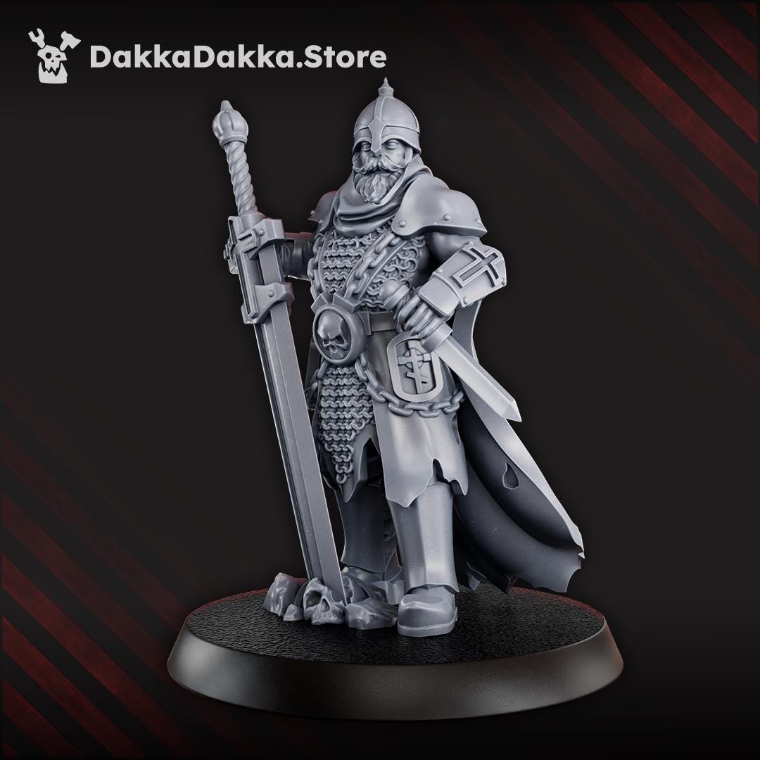 Vityaz Muromets by DakkaDakka - 3D printed Trench Crusade compatible miniature