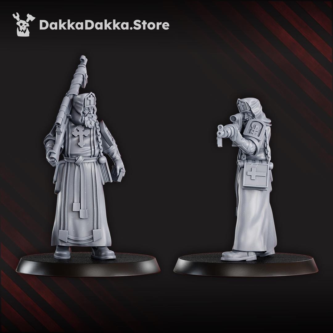 Voroshilov Brothers, the Sniper Twins by DakkaDakka - 3D printed Trench Crusade compatible miniature