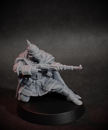 Prussain Snipers by Funduk25 - 3D printed Trench Crusade compatible miniature