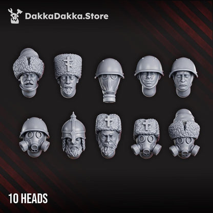 Holy Steel Battalion by DakkaDakka - 3D printed Trench Crusade compatible miniature