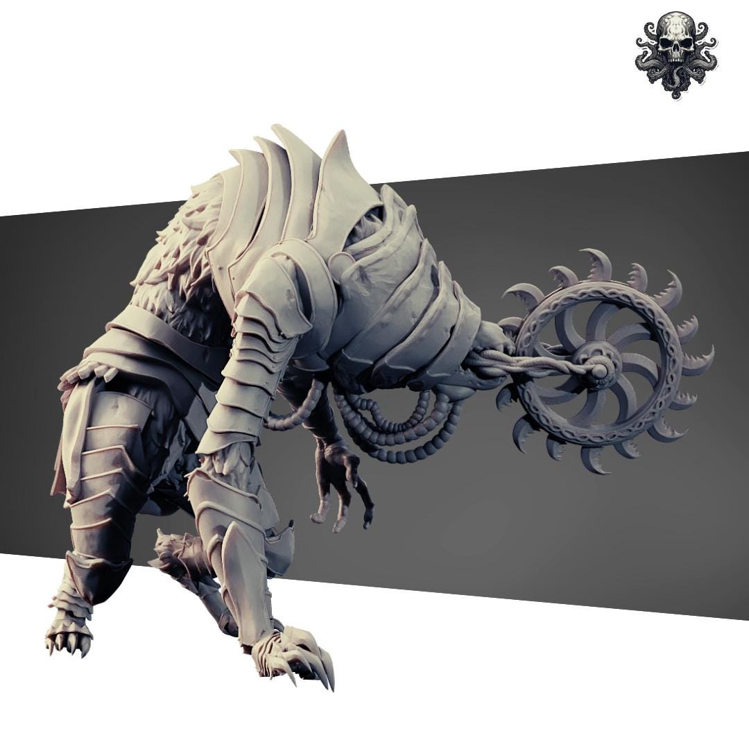 Hollowed Legion Warband - 3D printed Trench Crusade alternative miniature, Realsteone Miniatures design